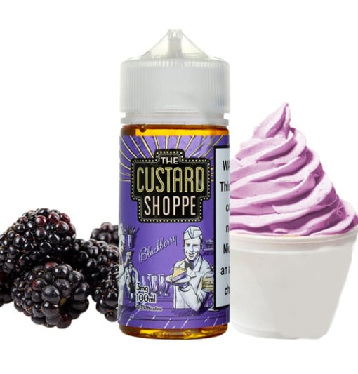 custard shoppe blackberry crema de moras
