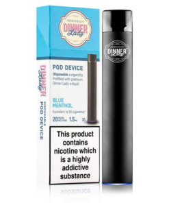 pod dinner lady blue menthol