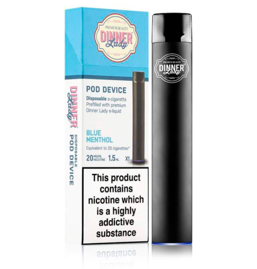 pod dinner lady blue menthol